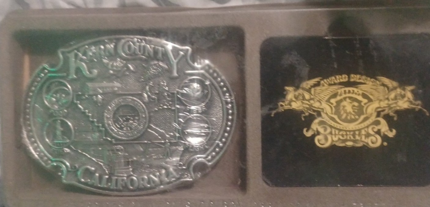 Sterling silver belt buckle