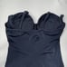 Torrid Black & Pink Lattice Peekaboo Push Up Demi Swimsuit One Piece Size 2