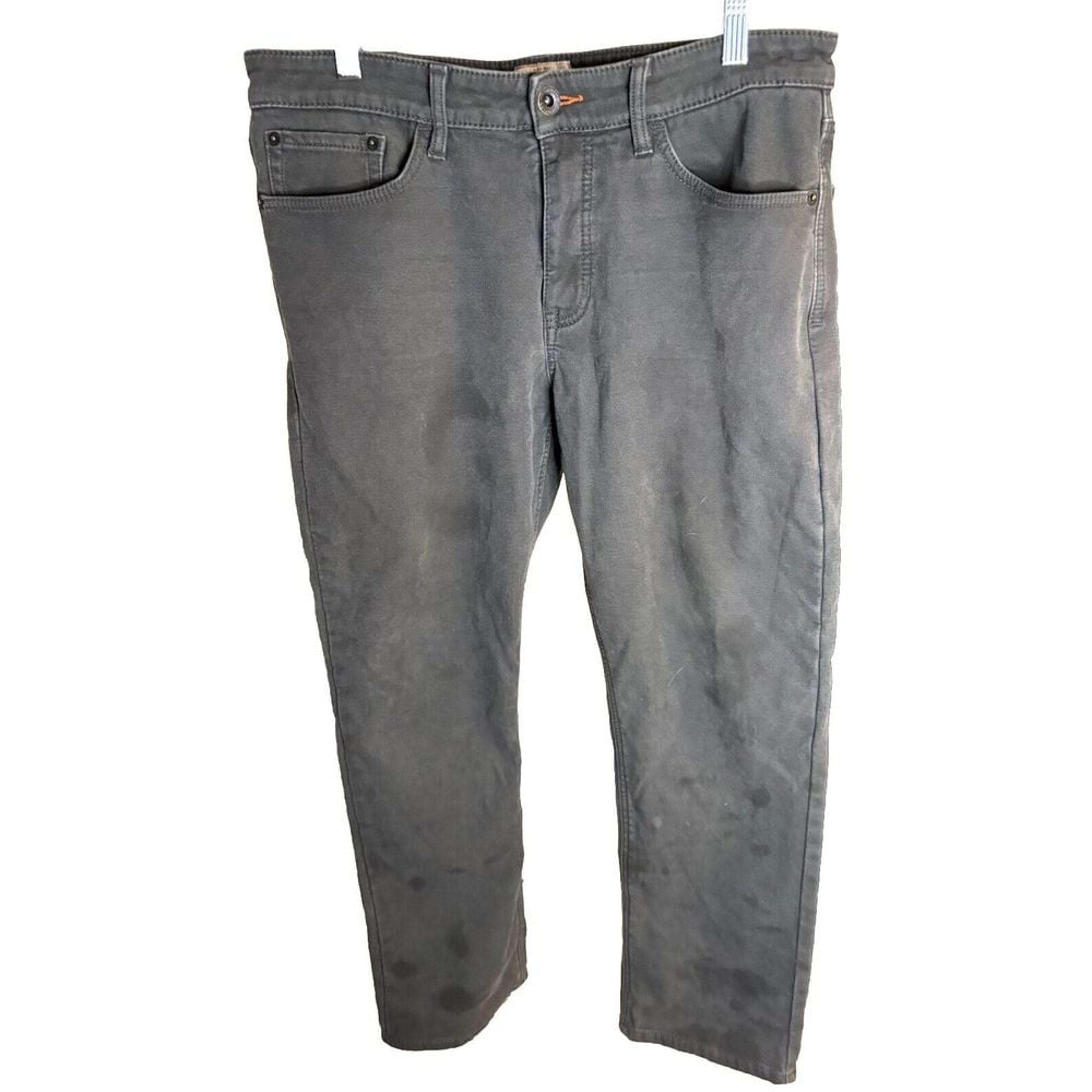 Weatherproof Men's Black Fleece Lined Jeans 36x30