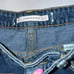 ZARA Barrel Jeans Trafaluc Hi Rise Frayed Hem Cropped Jeans Sz 2