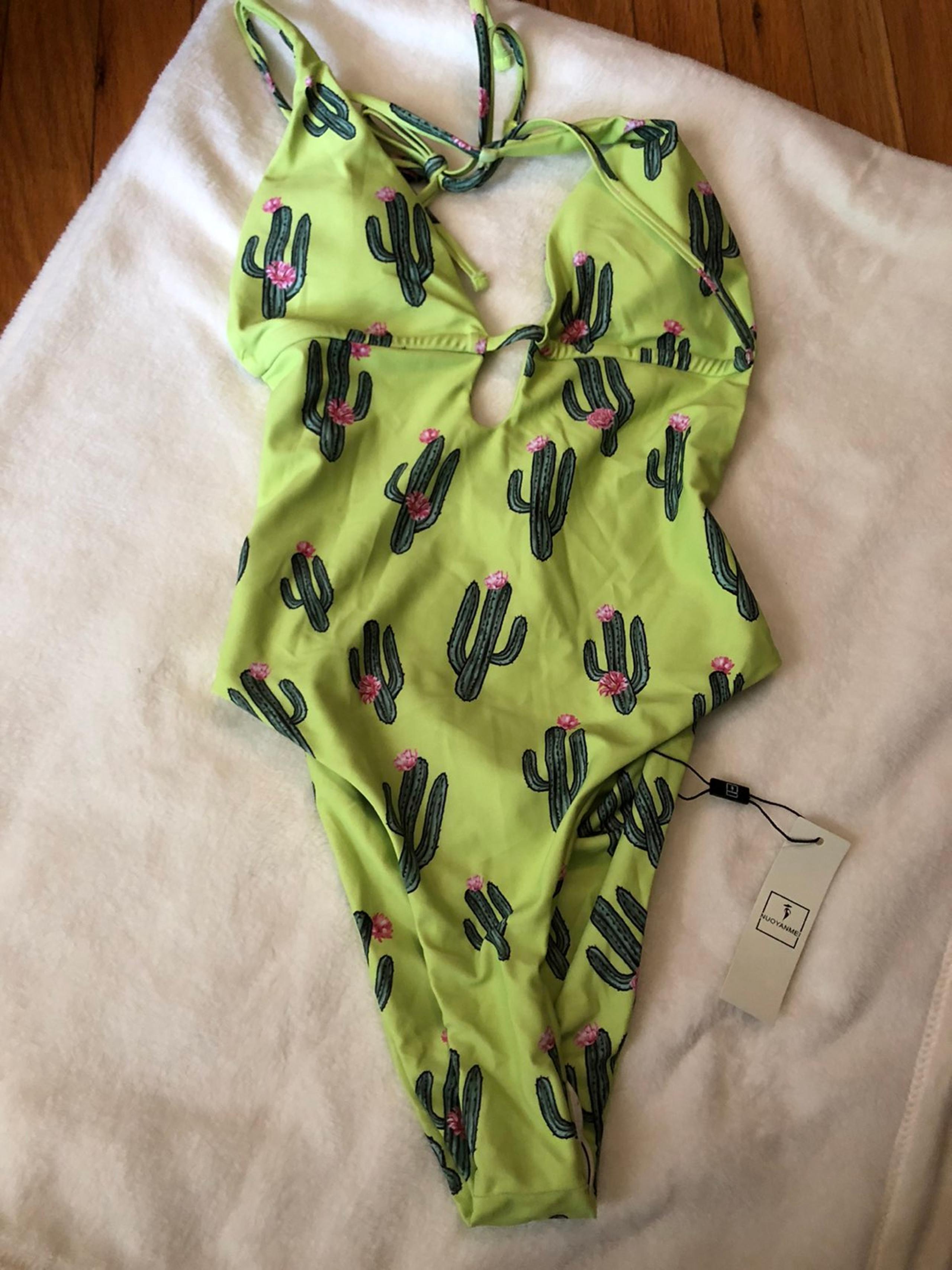 Womens Boutique Cactus One piece Swimsui