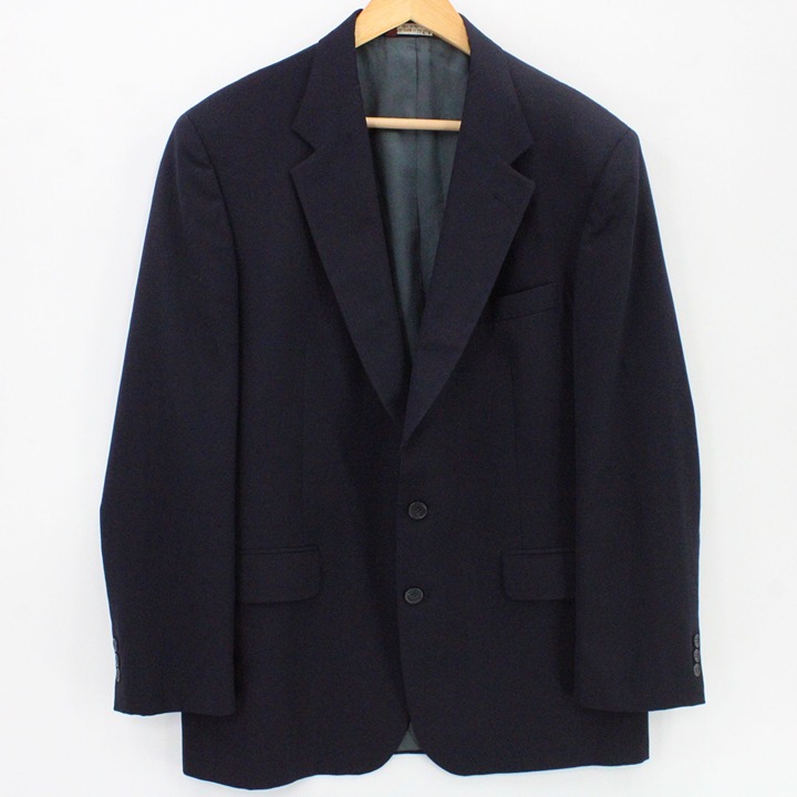 Botany 500 Couture Blazer Mens Navy Blue Two Button Front Designer Size XL Rare