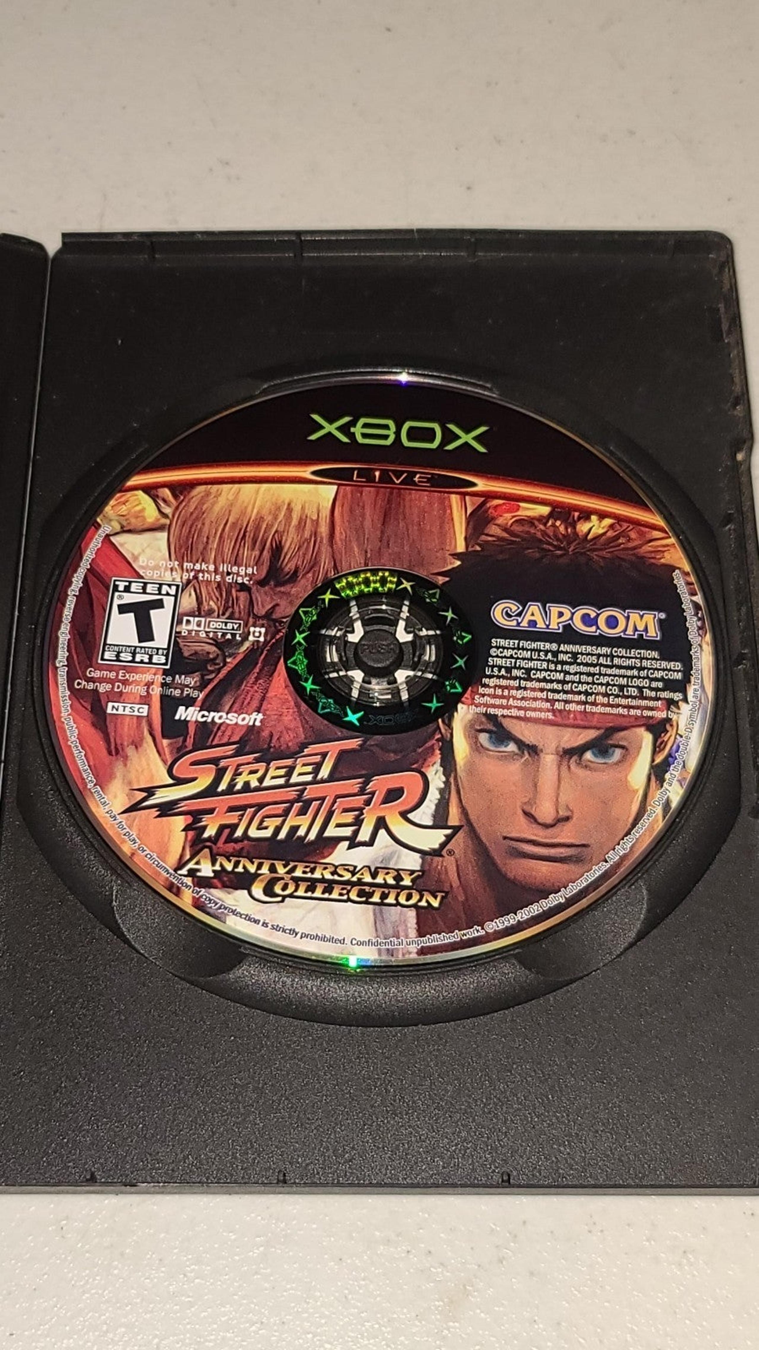 Street Fighter Anniversary for Xbox Original - Game Disc and Case Only