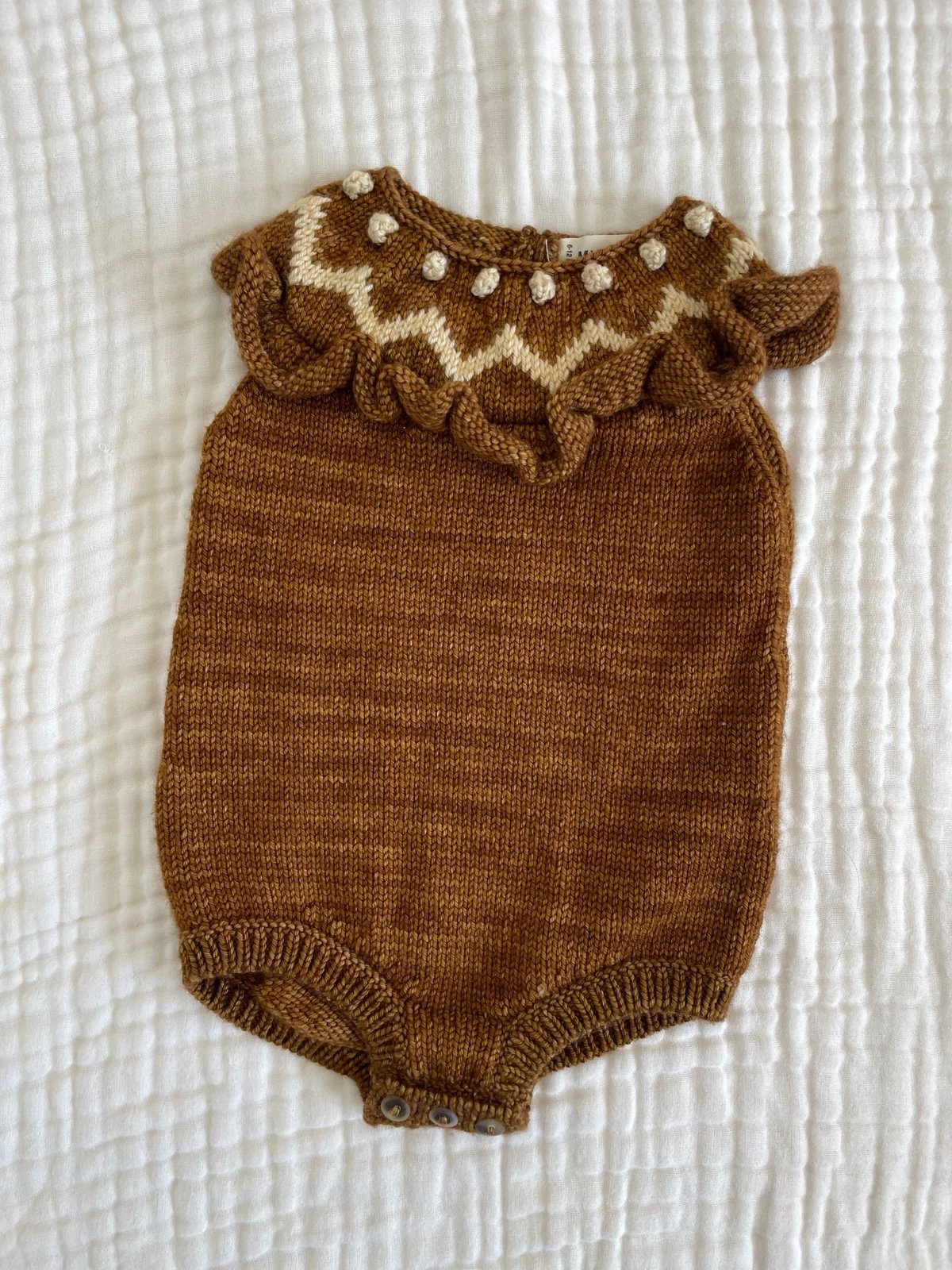Misha and puff romper 6/12m