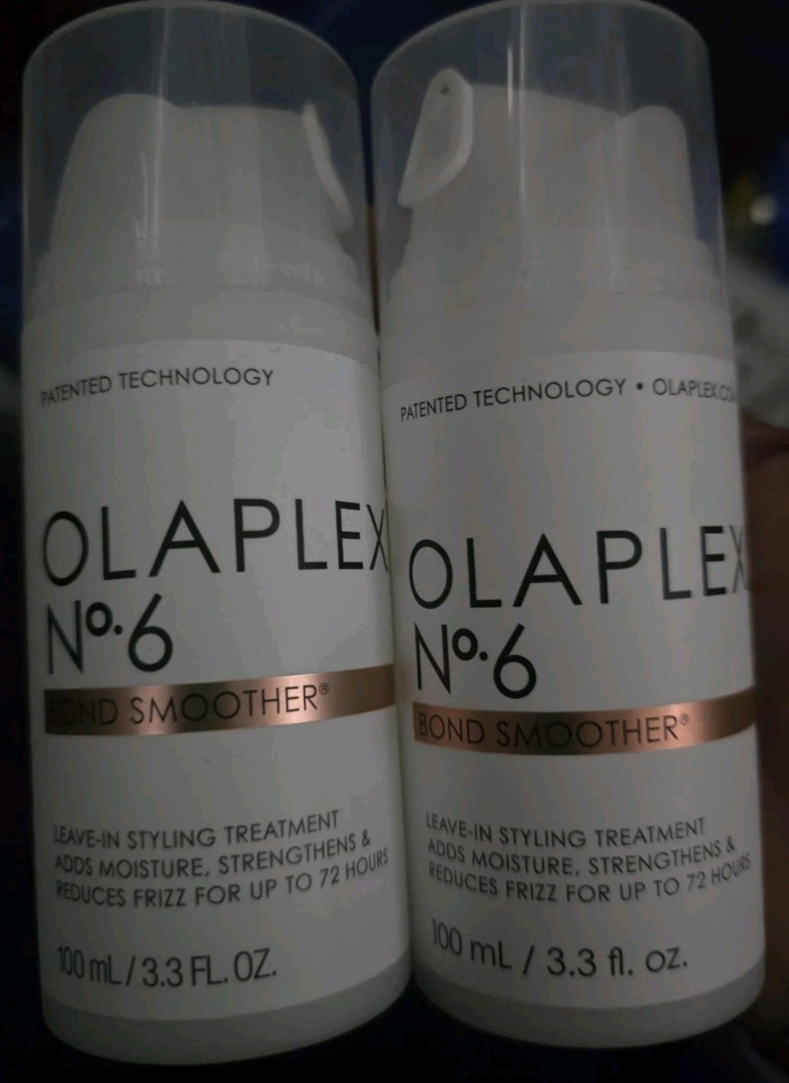2 PACK - OLAPLEX No. 6 BOND SMOOTHER for All Hair Types 100ml / 3.3oz