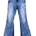 Altard State Flare Leg Bell Bottom Jeans Women’s Size 28 Acid Wash Blue Denim