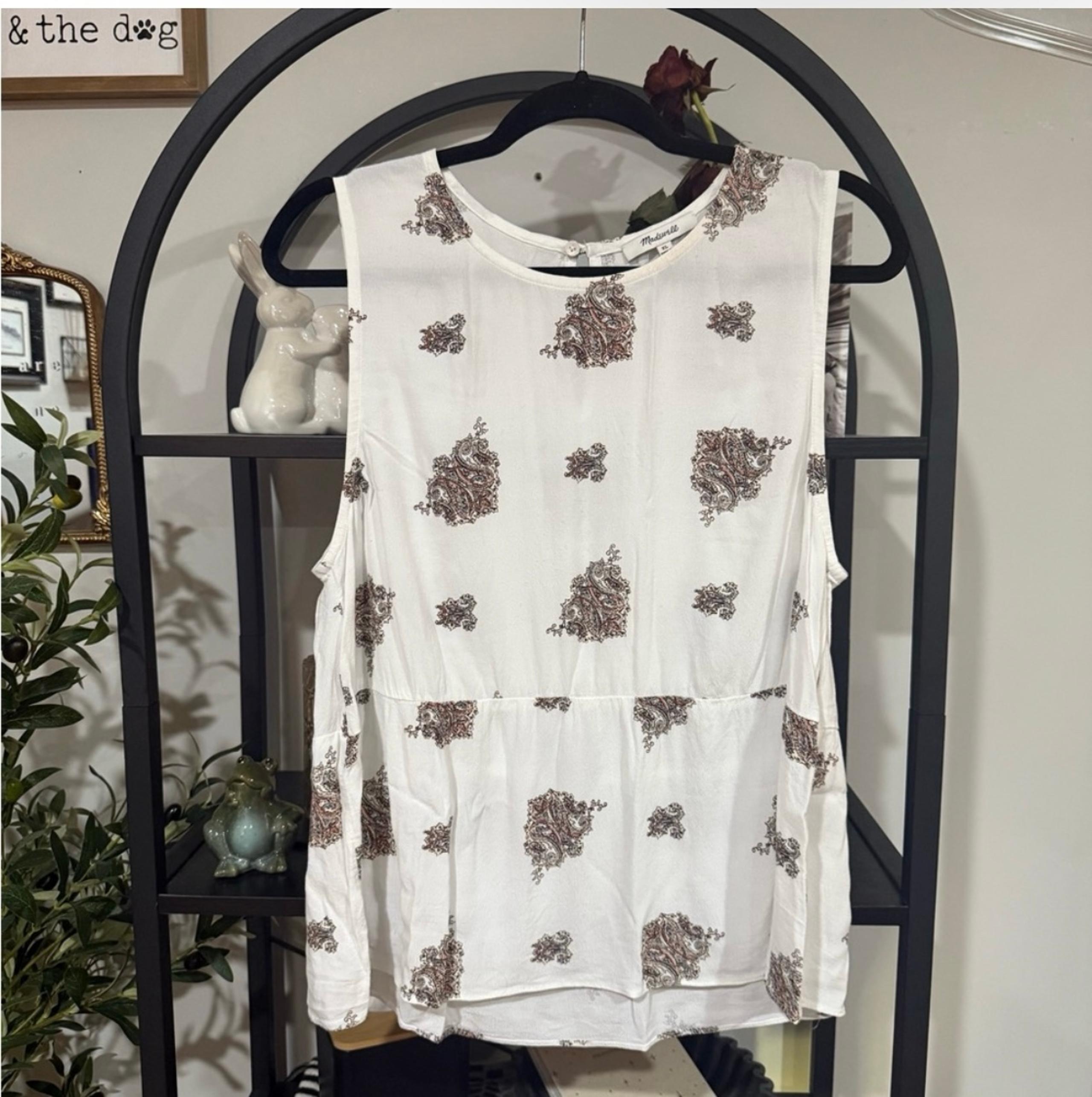 Madewell tank top blouse size extra large