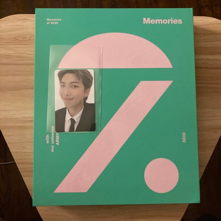 BTS Memories of 2020 DVD w/ RM Photocard
