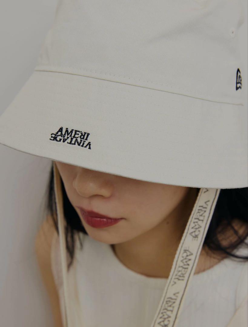 NEW ERA×Ameri LOGO TAPE BUCKET HAT New】NEW ERA × Ameri LOGO TAPE BUCKET HAT Hats