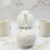Donegal Irish Parian Ware Bone China Claddagh Ring Design 6-Piece Set