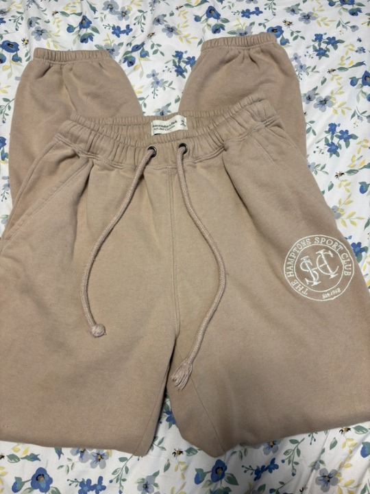 tan joggers