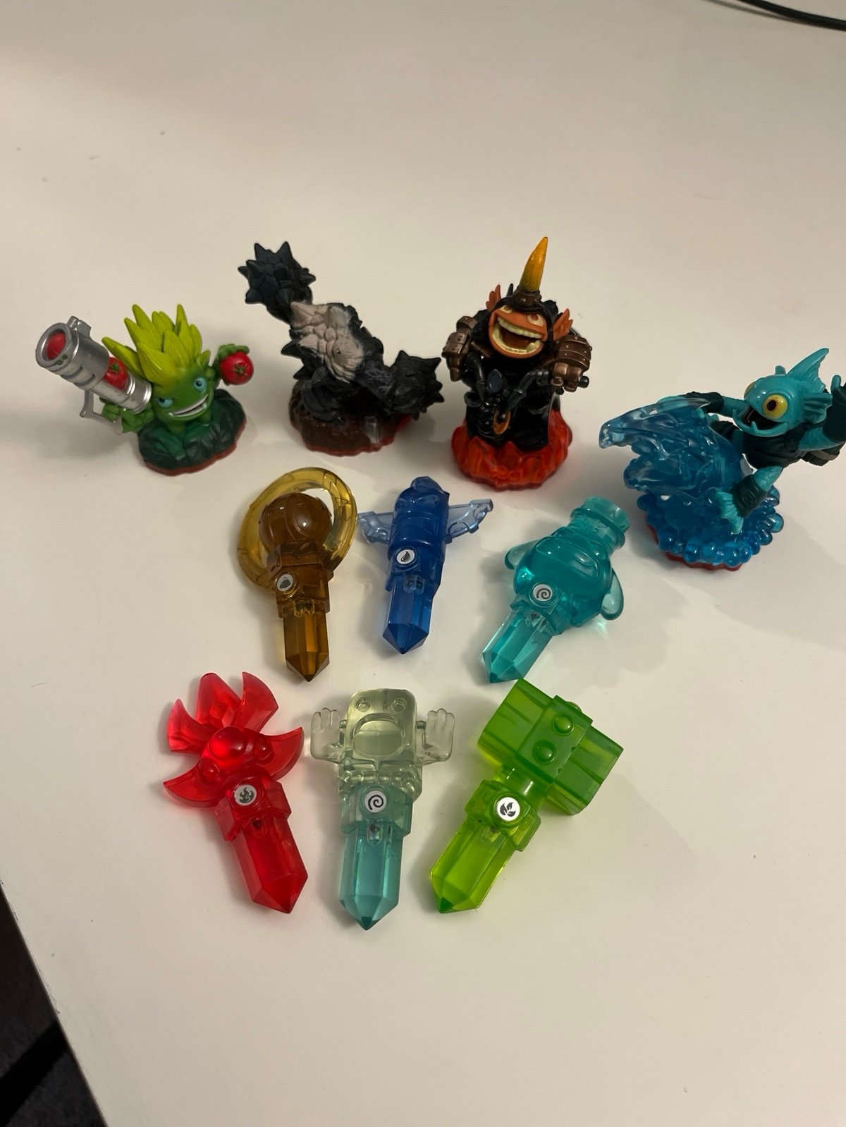 Skylanders crystals and trap masters
