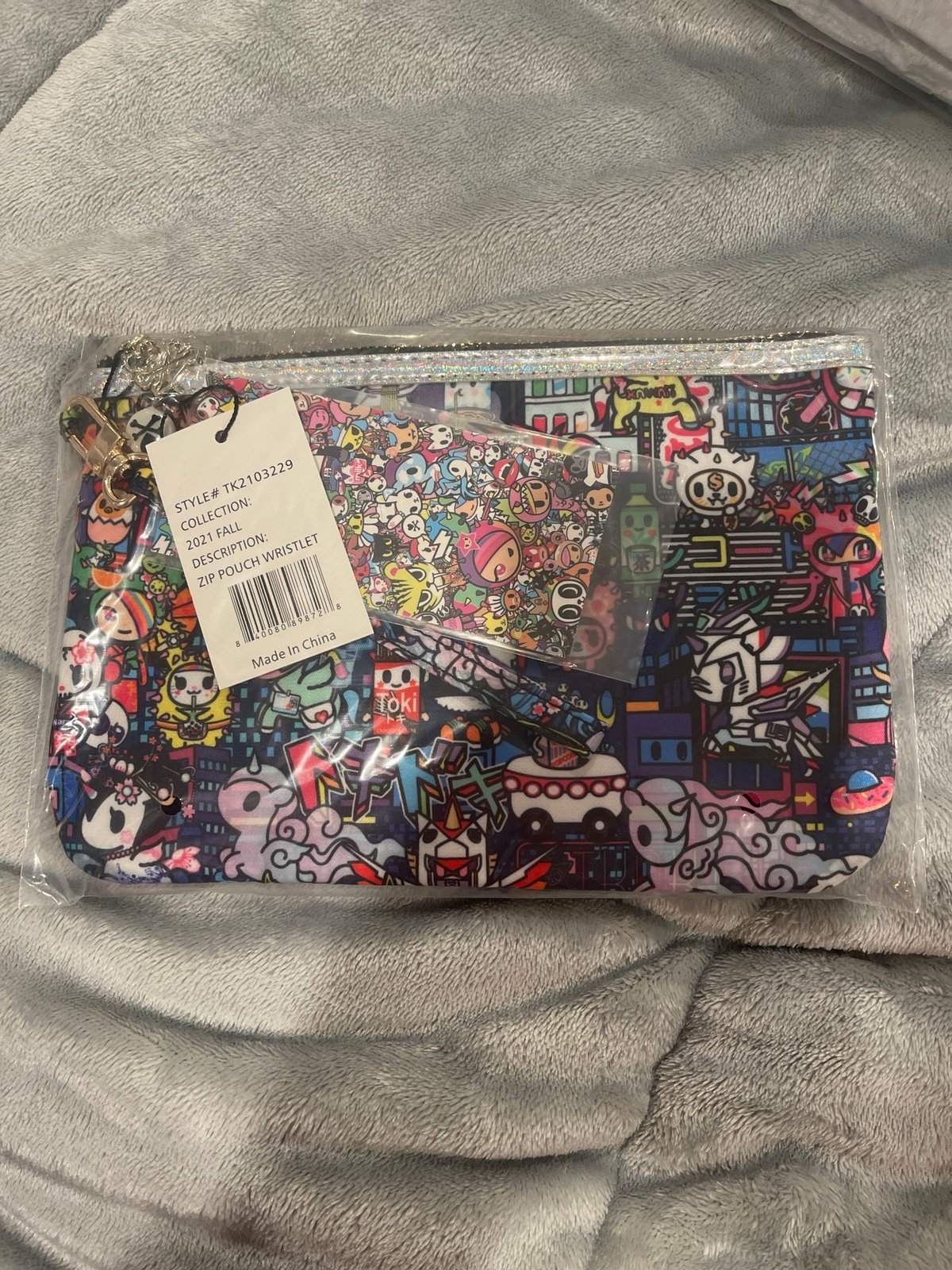 NWT Tokidoki 2021 fall zip pouch wristlet - midnight metropolis