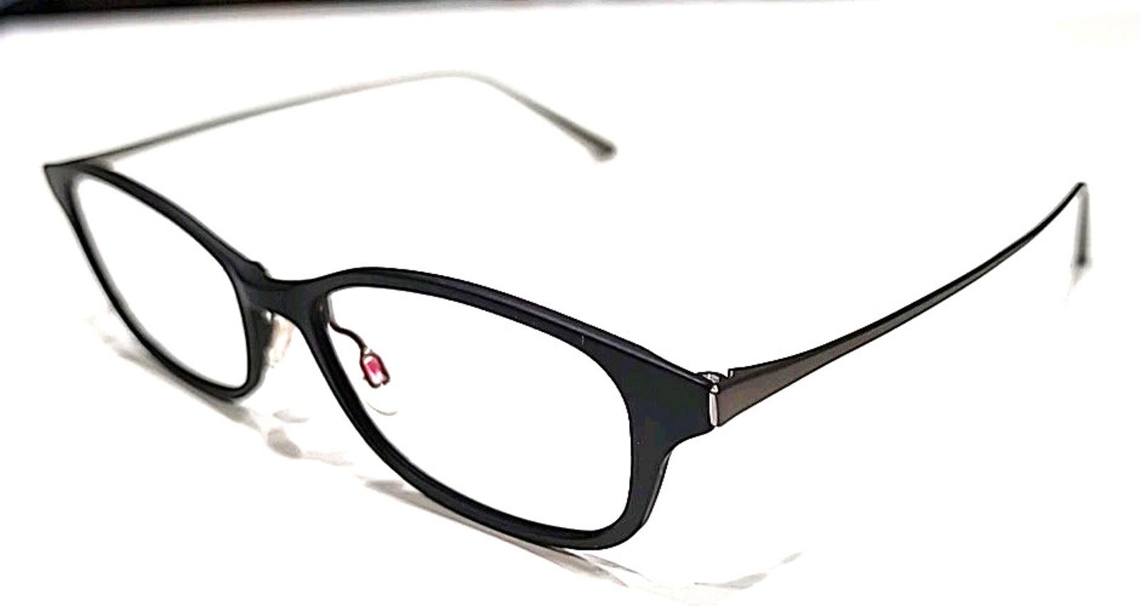 Maui Jim MJO2605-2M Small Black Gray Metal Oval Eyeglasses 49-17 145 Japan New