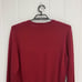 Brooks Brothers 346 Men's Red Long Sleeve V-Neck Merino Wool Sweater Size L