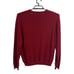 Brooks Brothers 346 Men's Red Long Sleeve V-Neck Merino Wool Sweater Size L