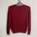 Brooks Brothers 346 Men's Red Long Sleeve V-Neck Merino Wool Sweater Size L