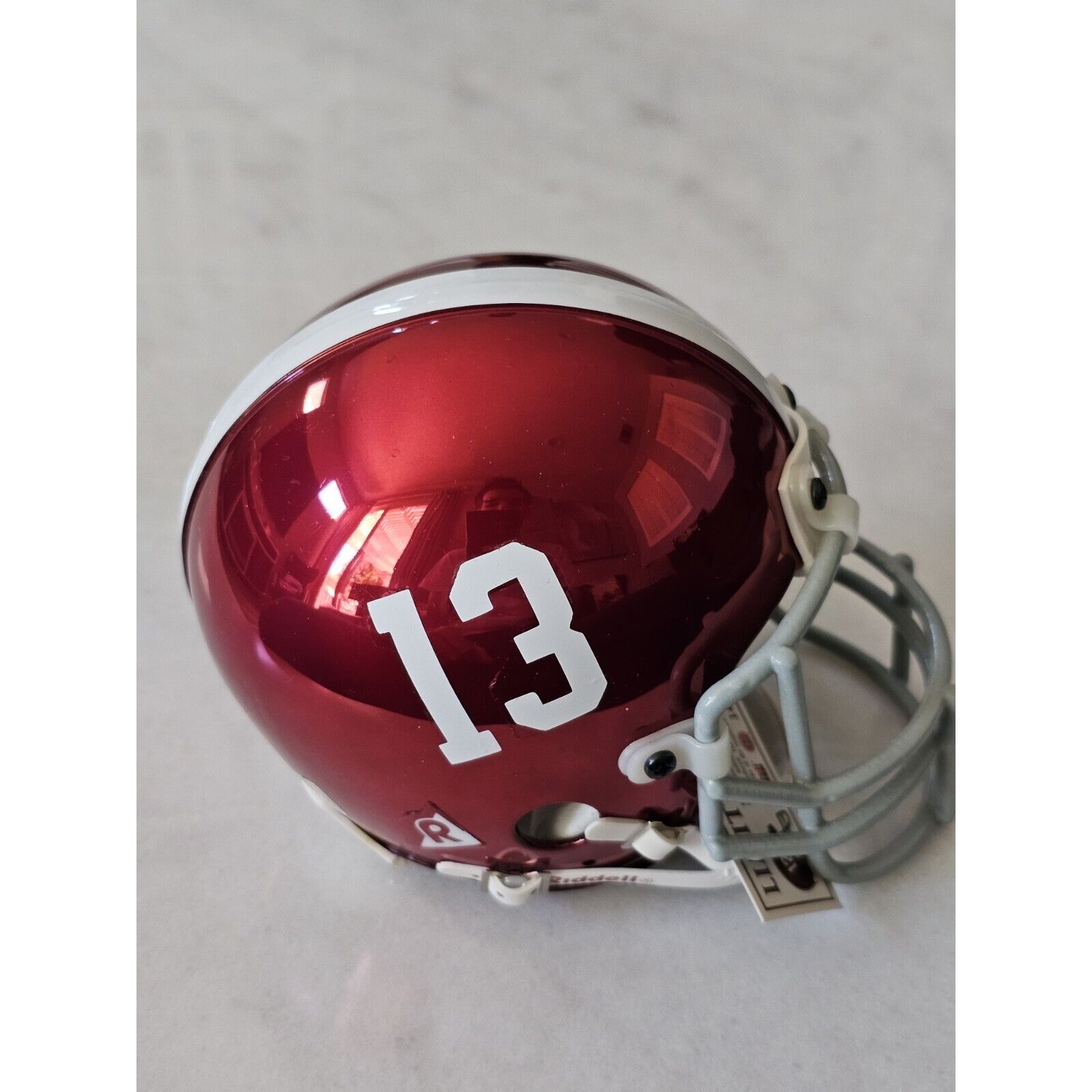 Alabama Crimson Tide Chrome Riddell mini Football helmet Limited Edition 2000