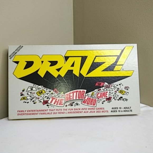 Vintage Board Game by Anglomar DRATZ 1987 The Better Word Game RARE