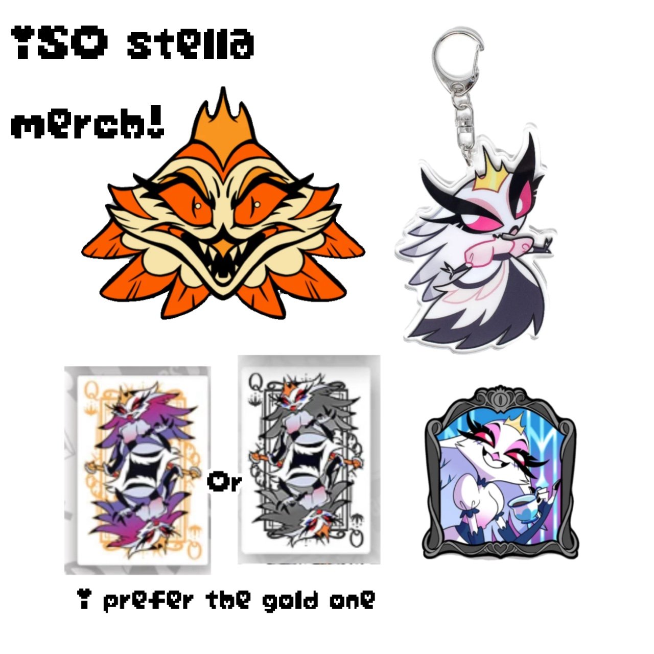 ISO Stella Helluva Boss Merch!