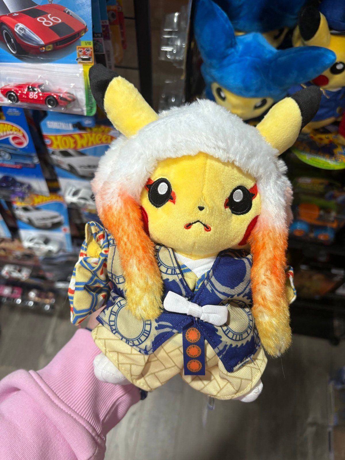 New with tag POKEMON Center Tokyo Special Plush KABUKI Pikachu 9 In.