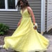 Sherri Hill yellow prom dress