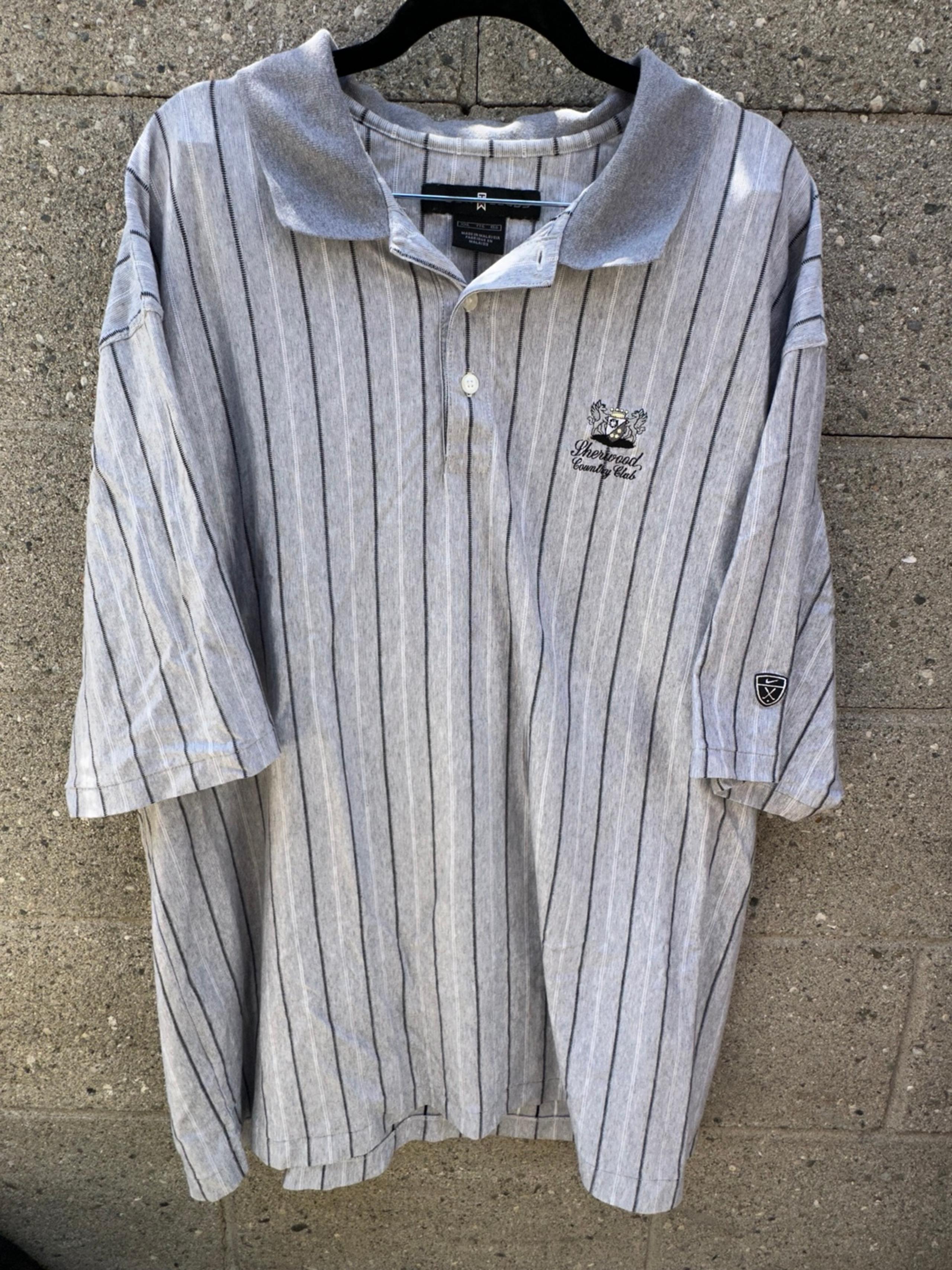 Vintage Nike Tiger Woods Golf Polo Sherwood Country Club Shirt Men’s 2XL