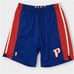 Adidas Detroit Pistons 2011 Game Blue Shorts mens size 2XL Drawstring Unlined