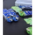 Beautiful Lot Of 7 Green & Blue Peacocks W/ Feathers Christmas Ornaments New!