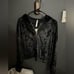 Fabletics Crushed Velour Zip Up Hoodie Size L NWT