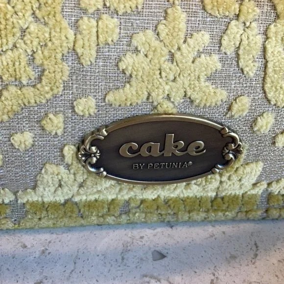 RARE Petunia Pickle Bottom Cake Collection - Buttercream Cut Velvet Clutch