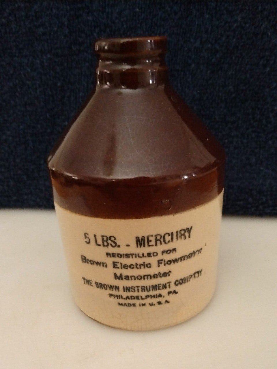 Vintage 5lb Mercury Jug