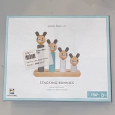NWT Pottery Barn Baby Plan Toys Stacking Bunnies