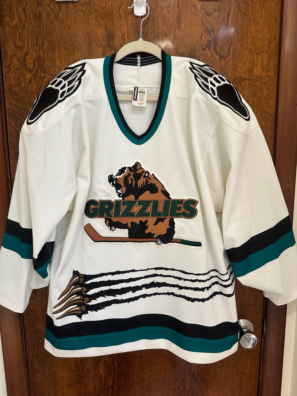Utah Grizzlies Bauer Pro On Ice Home Jersey (48)
