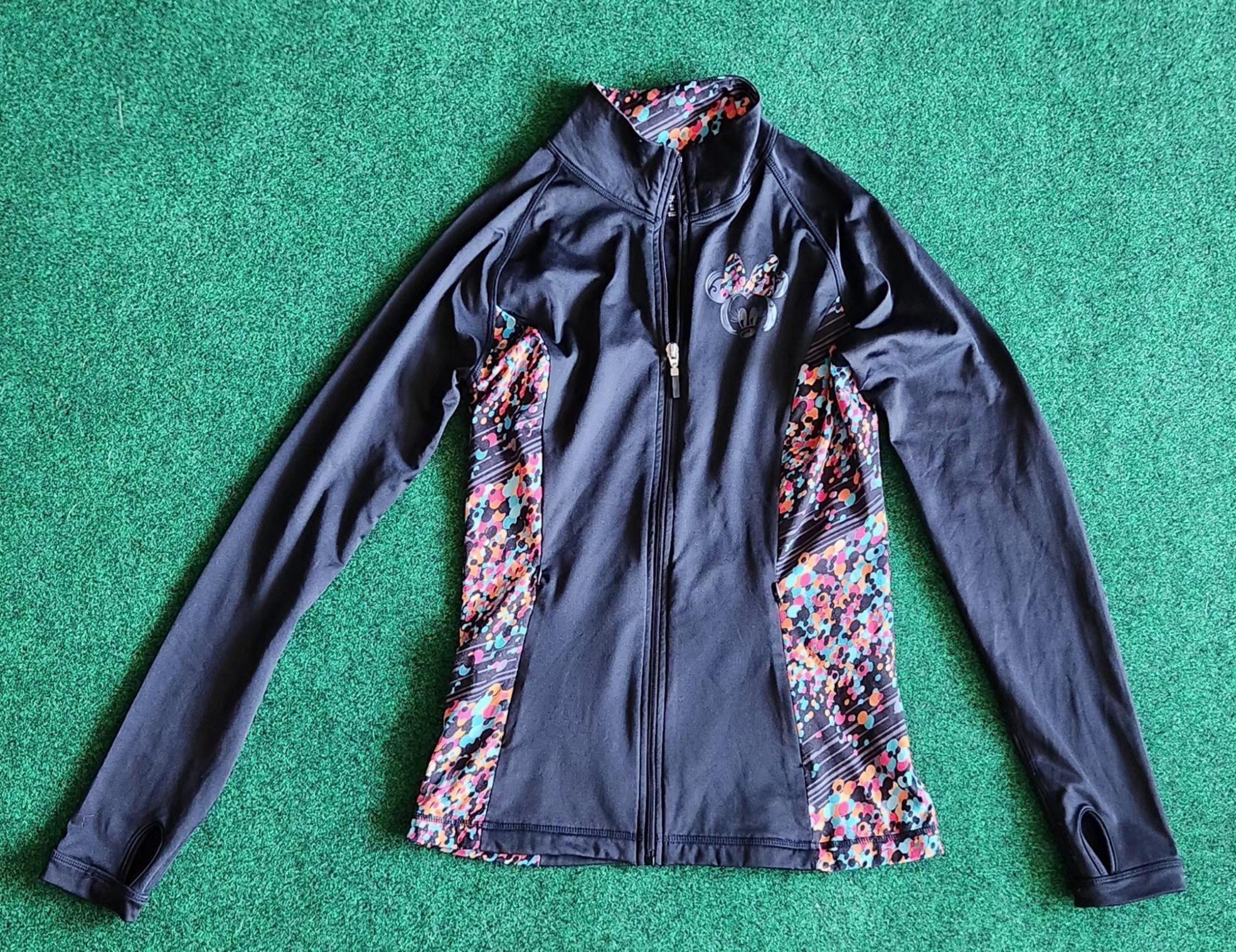 Disney Parks Authentic Minnie Mouse fleece full zip jacket size Small