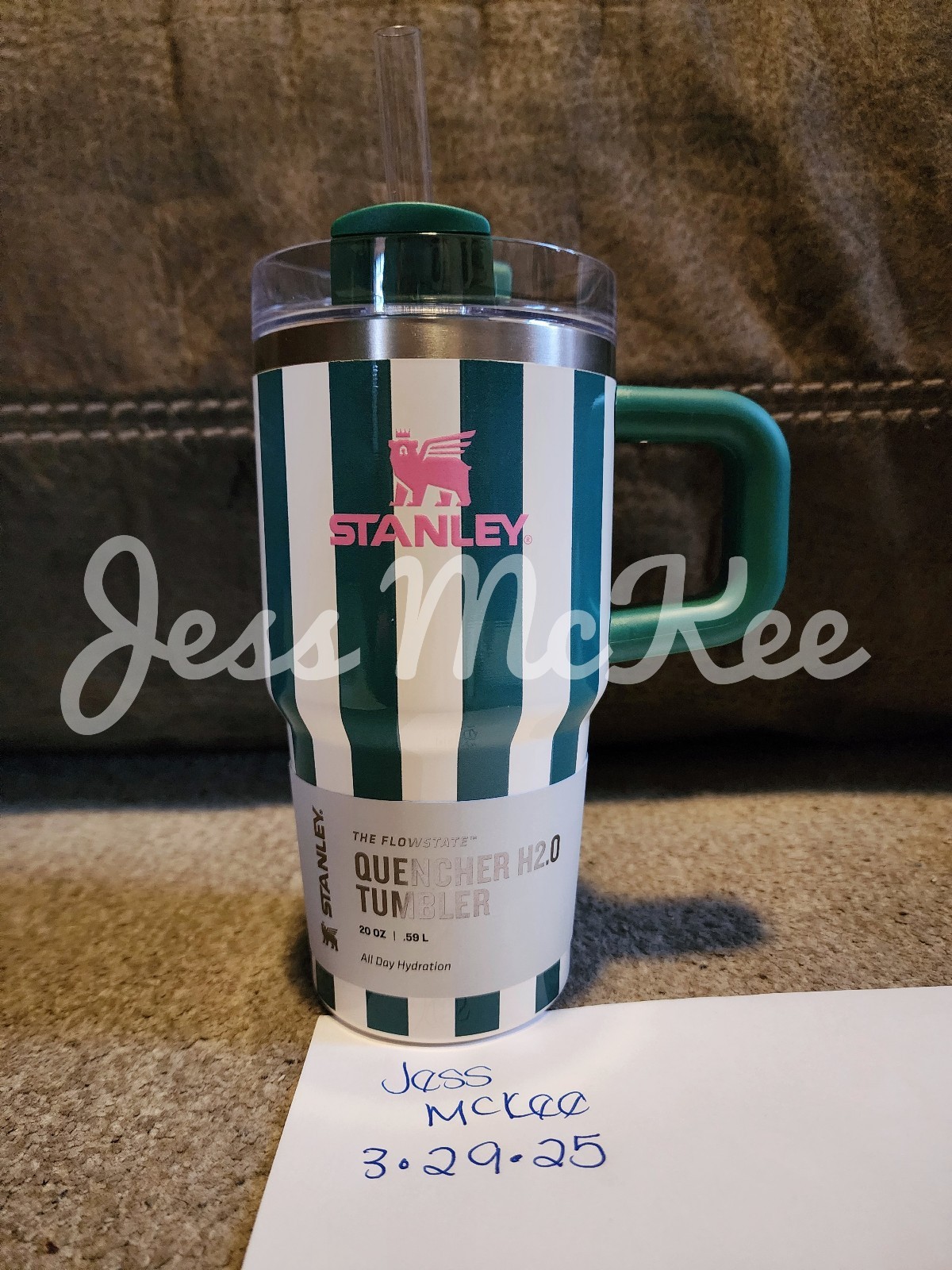 Stanley 20oz emerald cabana gloss
