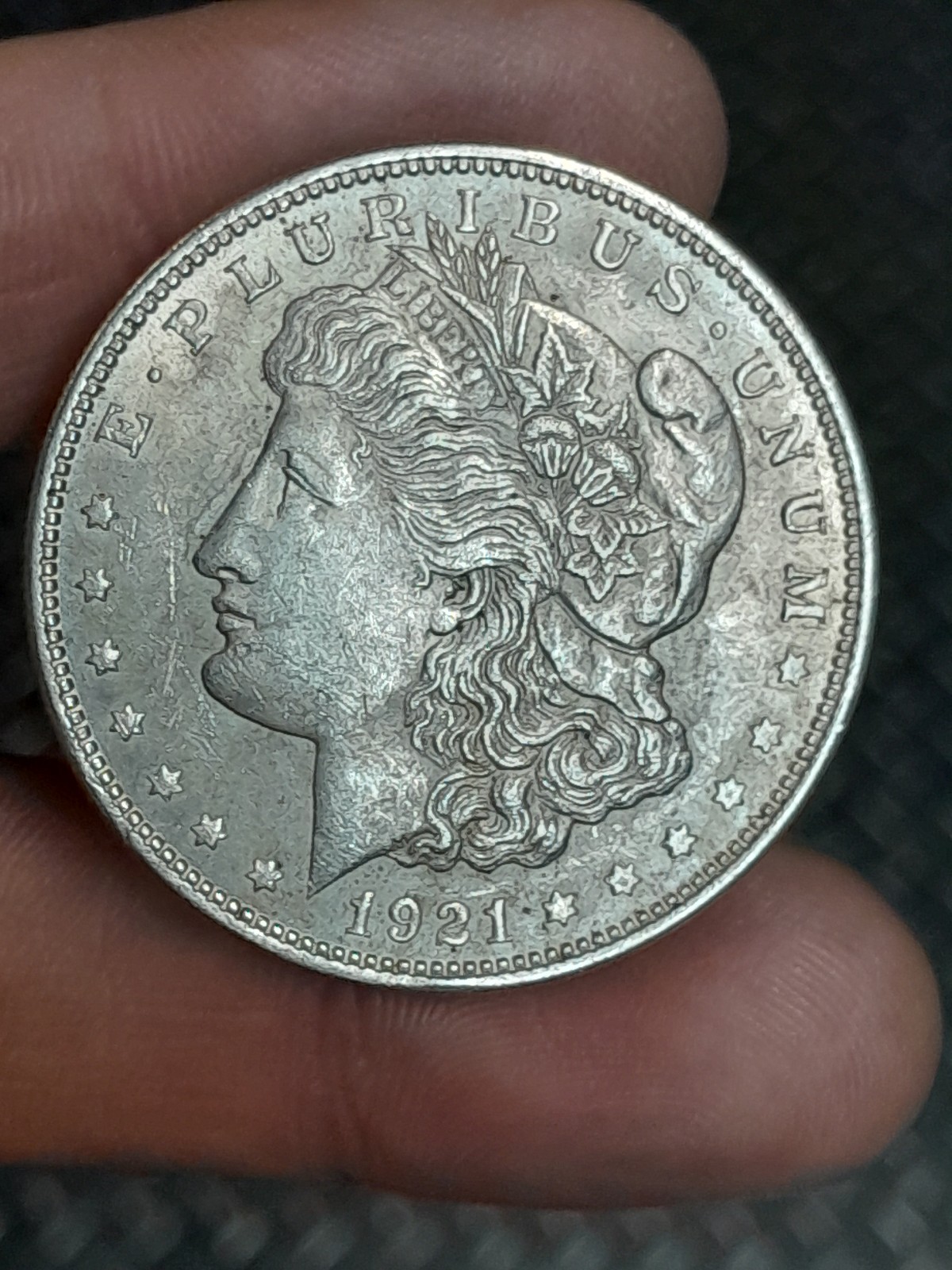 1921- P Morgan Silver Dollar XF