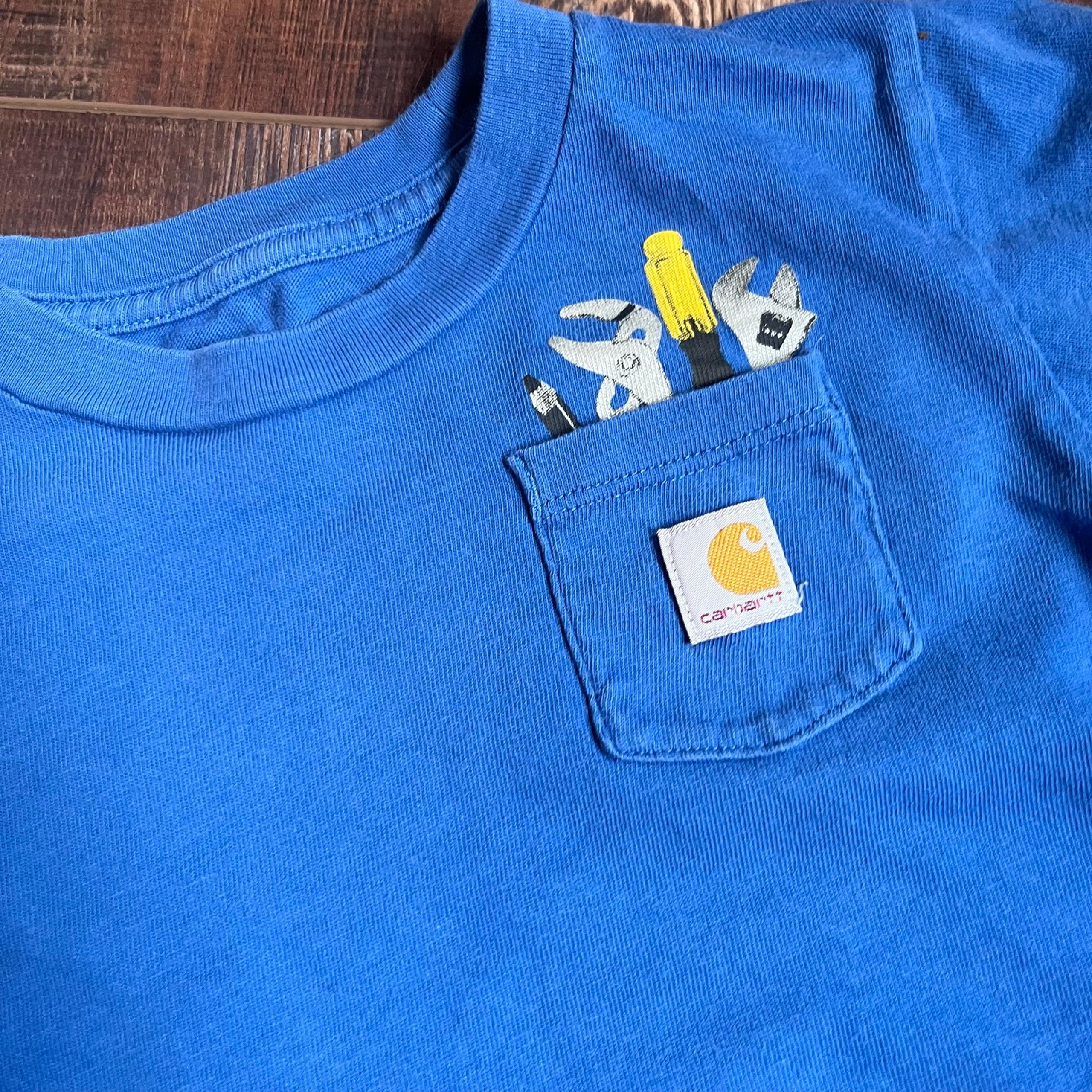 Toddler Carhartt Long Sleeve pocket tool tee 3T