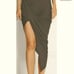 HELMUT LANG Asymmetric Draped Skirt