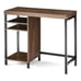 Cube Storage Desk, Canyon Walnut