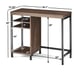 Cube Storage Desk, Canyon Walnut