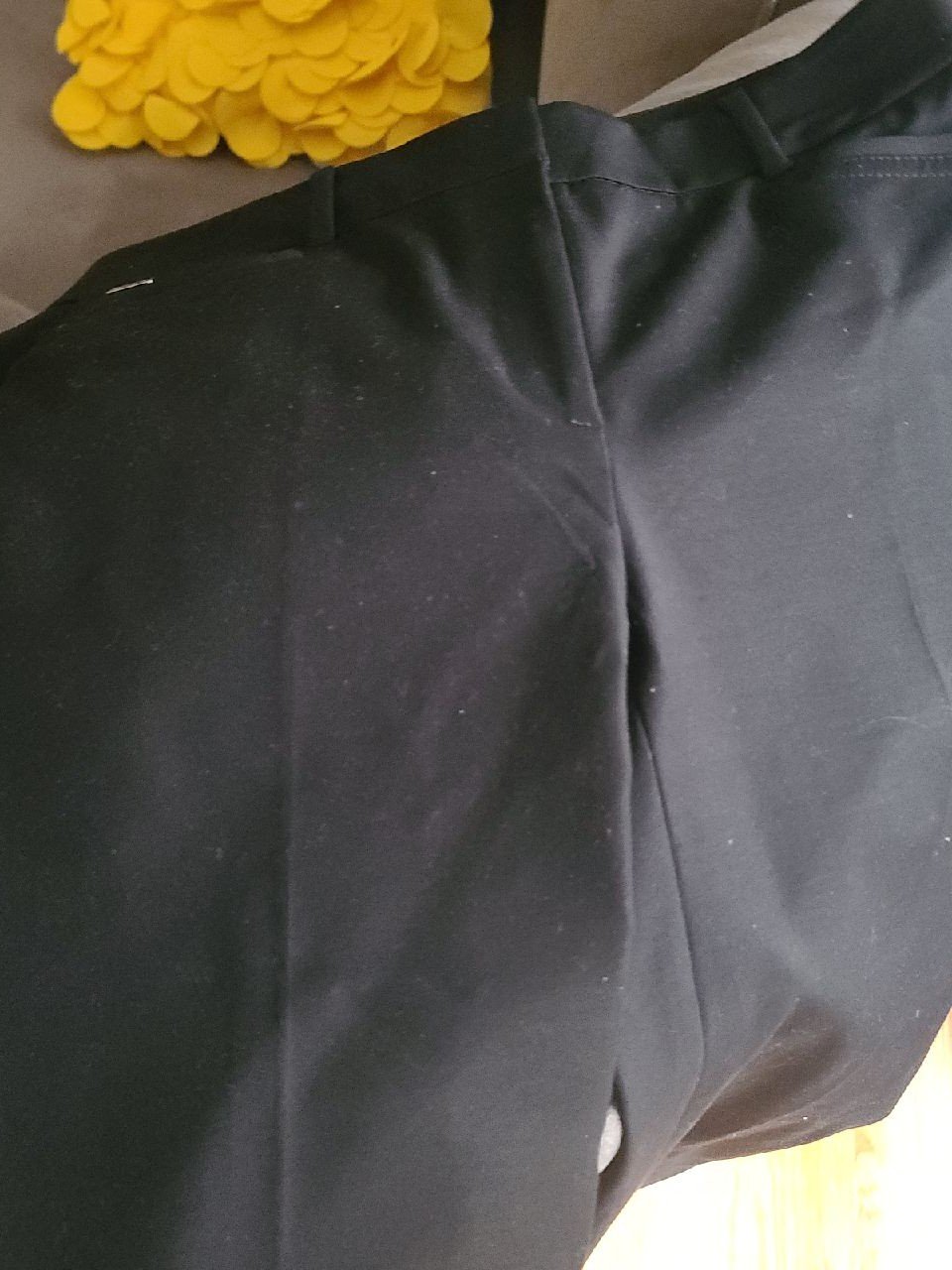 Size 4 slim ankle pant green top size s