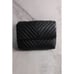 Quince Women's Italian Leather Quilted Convertible Shoulder Bag Black 0861-19