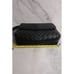 Quince Women's Italian Leather Quilted Convertible Shoulder Bag Black 0861-19