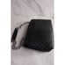 Quince Women's Italian Leather Quilted Convertible Shoulder Bag Black 0861-19