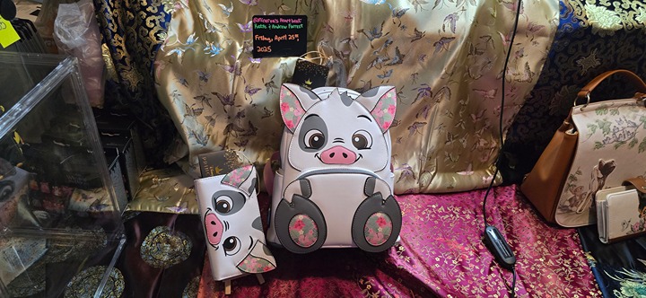 Loungefly Pua Footsie Backpack & Flap Wallet Set Moana Cosplay