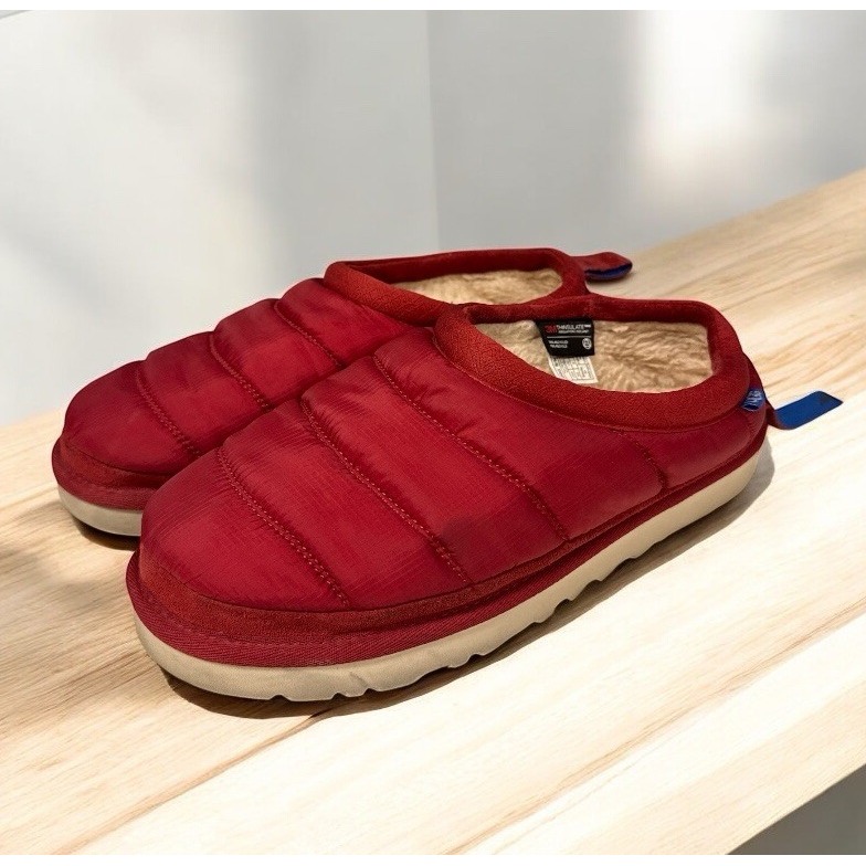 UGG Men's Sz 10 Red Tasman Lta Slipper Shoes *see Pics 3M Thinsulate Insulation