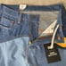 Levi's Premium SKATE Super Baggy Jeans Men's 28 x 34 Blue Colorblock Big E NWT