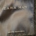 Zara Man L/XL Leather Bomber Hoodie