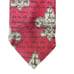 Vintage Boy Scouts of America Tie Set Red Fleur-de-Lis & Black Pattern
